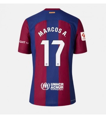 Barcelona Marcos Alonso #17 Koszulka Podstawowych Kobiety 2023-24 Krótki Rękaw